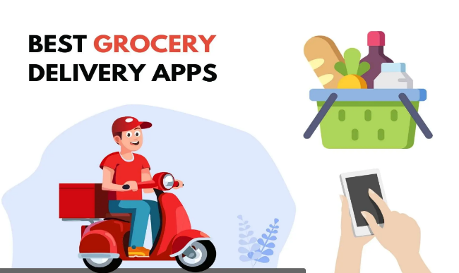 How mobile apps used to deliver groceries amid COVID-19?