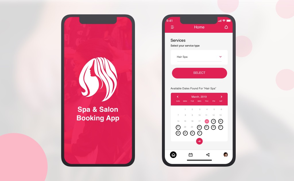 Features and cost of spa & salon appointment booking app development