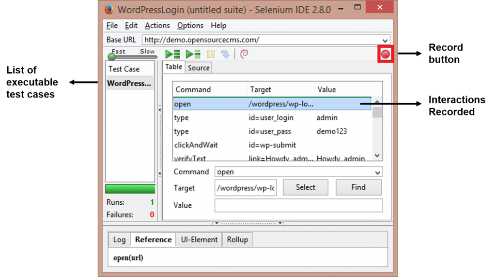 Selenium automation