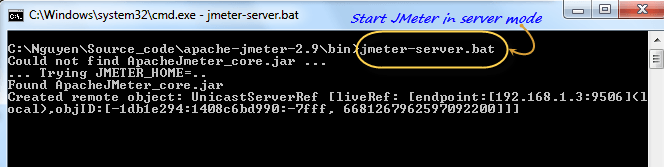 JMeter in Server Mode